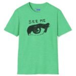 See Me Tee – Bold Attention-Getter 😎✨Be Noticed Heather Irish Green by Tees For Singles
