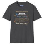 Bible Verse About Dating Tee ✨📖 Short: Wanna Come to a Party? Funny T-Shirt Dark Heather by Tees For Singles