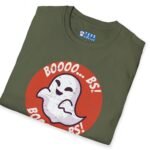 10423387759612197161_2048_custom.jpeg Boooo... BS! Premium Tee. Naughty Ghost Pun Halloween Shirt by Tees For Singles - Reaction Fashion