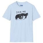 See Me Tee – Bold Attention-Getter 😎✨Be Noticed Light Blue by Tees For Singles