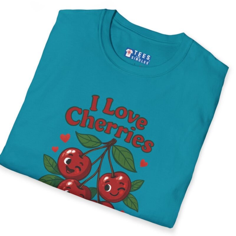 I Love Cherries Premium Tee 🍒 — Double Meaning Cute Retro Cherry Graphic Tee by Tees For Singles