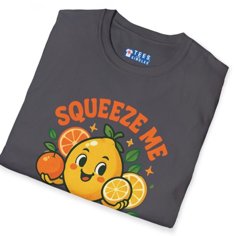 Squeeze Me Premium Tee 🍋🔥 – Cute Funny Orange Graphic T-Shirt by Tees For Singles