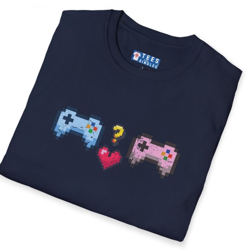 Looking for Player 2 Premium Tee 🎮❤️ (Heart) Video Game Flirty T-Shirt by Tees For Singles