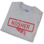 100% Kosher Tee To Find A Kosher Girl (Or Guy)💯 – Matchmaking T-shirt Sport Grey by Tees For Singles