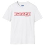 Conspiracy Realist Tee 🧐 Connect with Fellow Thinkers! 💡 White by Tees For Singles