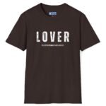 Lover – Approach At Your Own Risk Tee 😈🔥 ❤️🔥 Banter T-shirt Dark Chocolate by Tees For Singles