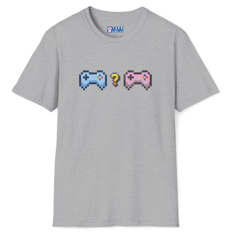Looking for Player 2 Tee 🎮 (No Heart) Video Gamer Flirty T-Shirt Sport Grey by Tees For Singles
