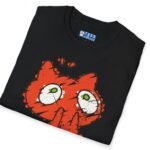 11462070188922718337_2048_custom.jpeg Careful! He Eats Us! π± Scared Cat Tee π(Think Dirty) Distressed Vintage Look T-Shirt by Tees For Singles