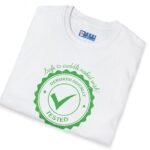 Dermatologically Tested: Safe to Cuddle Naked With! Tee ✅🥰 Flirty T-shirt by Tees For Singles