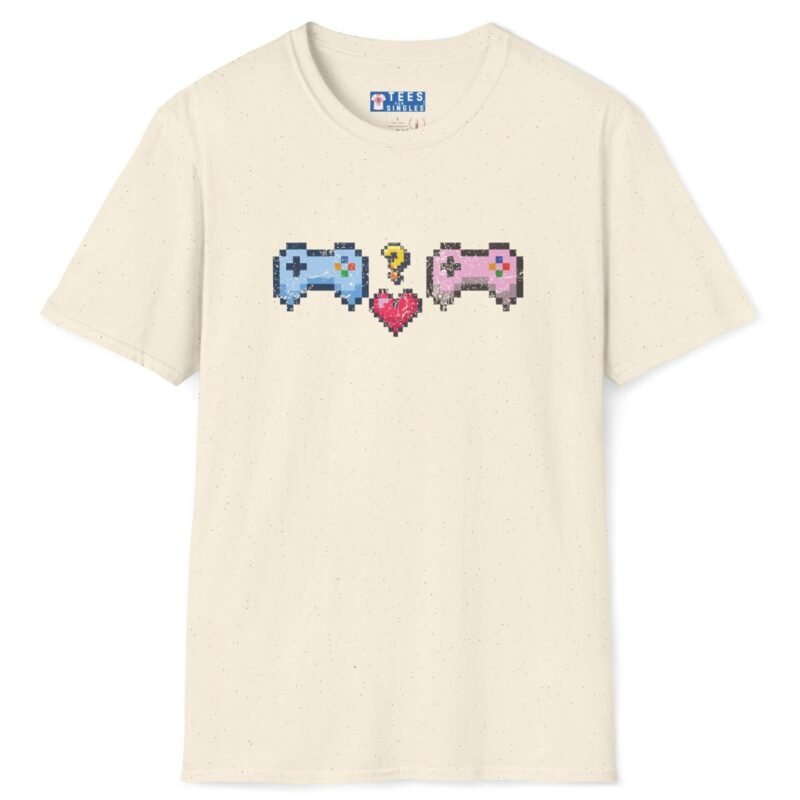 Looking for Player 2 Premium Tee 🎮❤️ (Heart) Video Game Flirty T-Shirt Natural by Tees For Singles