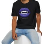 Love At First Bite Pureblood Vampire Lips Statement Tee🧛‍♀️🩸- For Those In The Know by Tees For Singles