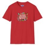 “No Longer Chronically Dating Online, IRL Only!” Retro Comic Design Tee 😎📵 Red by Tees For Singles