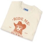 Ride Me, Cowgirl Goth Grunge Design Tee 🤠🔥 by Tees For Singles
