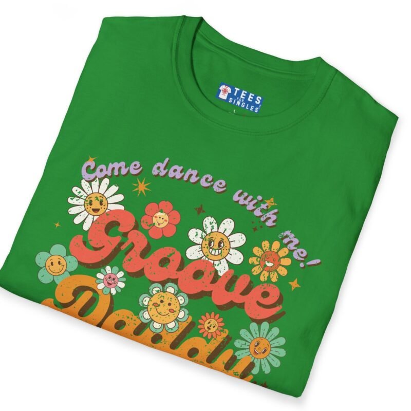 Groove Daddy – Come Dance With Me! Retro Flirty Tee 🌼🕺 by Tees For Singles