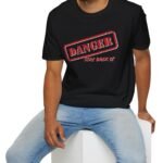 DANGER Stay Back 12″ Tee 😉 Your Flirtatious Ice-Breaker T-Shirt 💥 by Tees For Singles