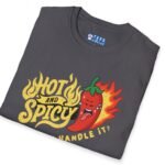 Hot And Spicy Can You Handle It? T-Shirt Vintage Distressed Design🌶️ by Tees For Singles