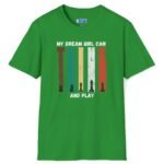 12787584425456868950_2048_custom.jpeg My Dream Girl Thinks & Plays Chess Tee♟️❤️ T-Shirt For Flirting Irish Green by Tees For Singles