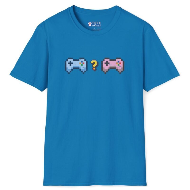 Looking for Player 2 Tee 🎮 (No Heart) Video Gamer Flirty T-Shirt Sapphire by Tees For Singles