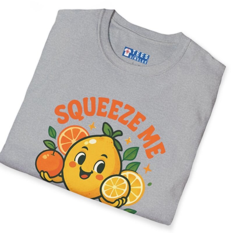 Squeeze Me Premium Tee 🍋🔥 – Cute Funny Orange Graphic T-Shirt by Tees For Singles