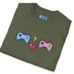 Looking for Player 2 Premium Tee 🎮❤️ (Heart) Video Game Flirty T-Shirt by Tees For Singles