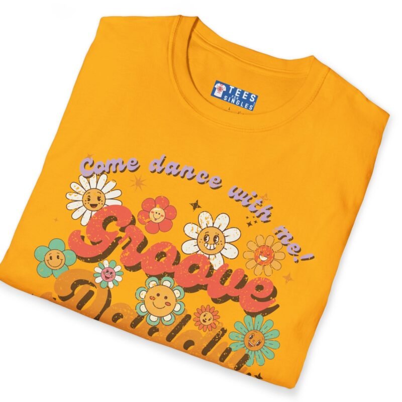 Groove Daddy – Come Dance With Me! Retro Flirty Tee 🌼🕺 by Tees For Singles
