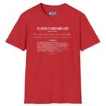 The Equation to Understanding Women (Prove Me Wrong) Look At The Fine FundaMENTAL Print! 📊❤️‍🔥Funny Tee Red by Tees For Singles