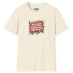 “No Longer Chronically Dating Online, IRL Only!” Retro Comic Design Tee 😎📵 Natural by Tees For Singles