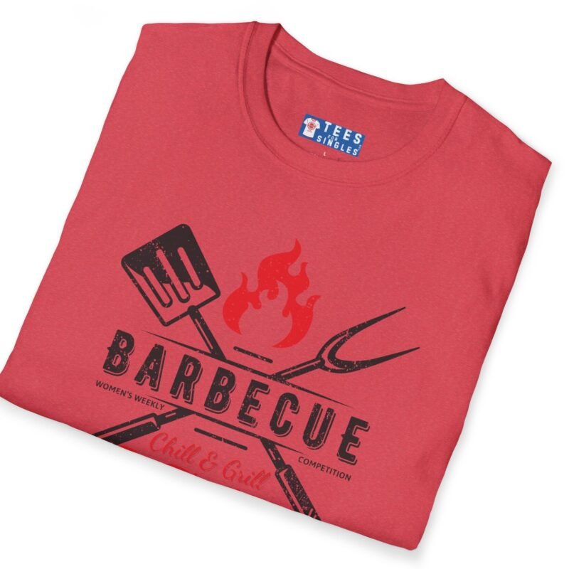 Barbecue Women’s Weekly Competition Chill & Grill In The Nude T-Shirt 🔥Vintage Design by Tees For Singles