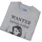 Wanted: Partner-in-Crime (If Deemed Fun) Vintage Poster Tee 🖤 by Tees For Singles