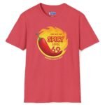 Spicy Level 69 Free Taste Test Satisfyingly Hot T-Shirt 🔥 Heather Red by Tees For Singles