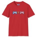 Looking for Player 2 Tee 🎮 (No Heart) Video Gamer Flirty T-Shirt Red by Tees For Singles