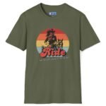 Ride Into the Sunset With Me! Premium Tee – Flirty Invite Cowboy Charm 🤠🌅 Military Green by Tees For Singles