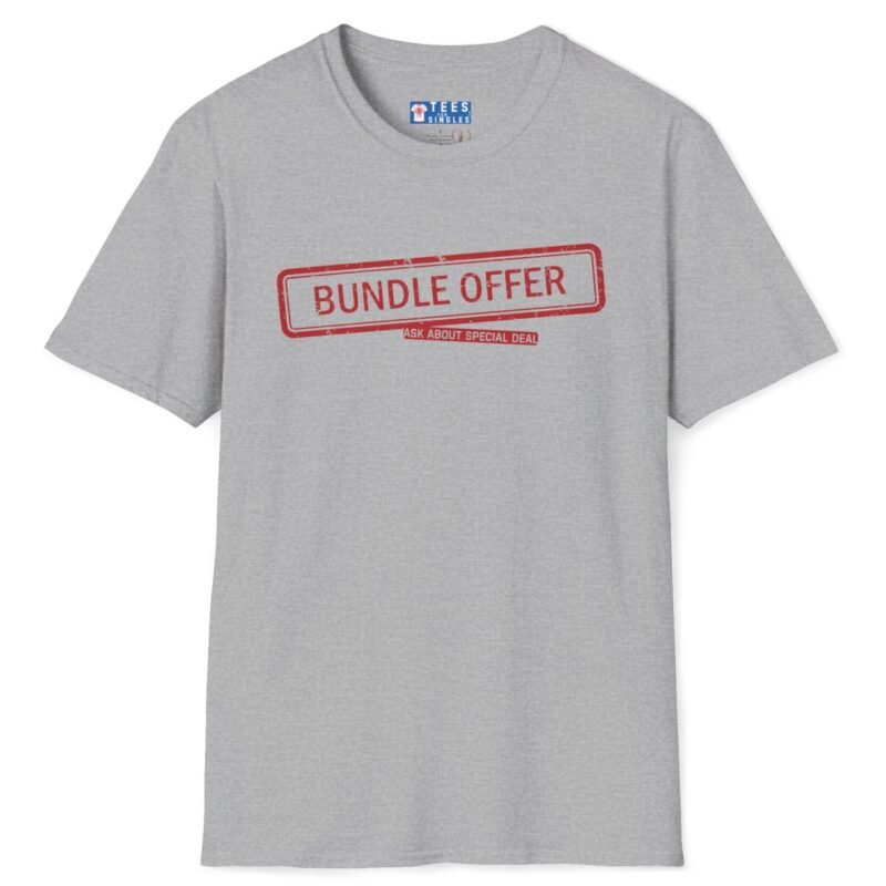 Bundle Offer: Ask About Special Deal! Tee (For Single Dads) 👨‍👩‍👧‍👦✨ Sport Grey by Tees For Singles