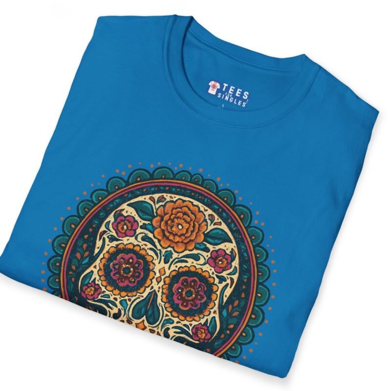 True Love Tee – Día De Los Muertos Inspired Skull Art 💀🌹 by Tees For Singles
