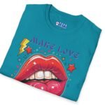 Make Love Not War Premium Tee 💋 Peace, Love & Good Sexy Vibes! Vintage Look ✨ by Tees For Singles