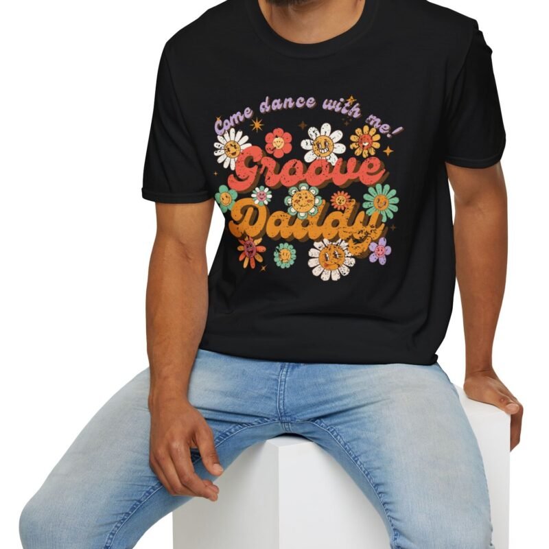 Groove Daddy – Come Dance With Me! Retro Flirty Tee 🌼🕺 by Tees For Singles