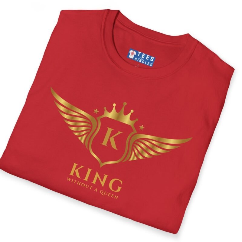 King Without A Queen (Find Your Queen) T-Shirt 👑 Tee by Tees For Singles
