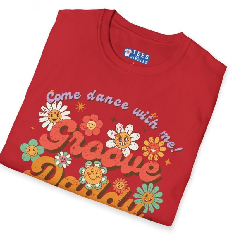 Groove Daddy – Come Dance With Me! Retro Flirty Tee 🌼🕺 by Tees For Singles