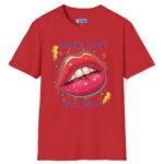 Make Love Not War Premium Tee 💋 Peace, Love & Good Sexy Vibes! Vintage Look ✨ Red by Tees For Singles