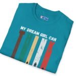 14588452326251566885_2048_custom.jpeg My Dream Girl Thinks & Plays Chess Tee♟️❤️ T-Shirt For Flirting by Tees For Singles