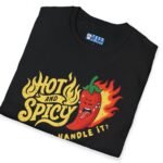 Hot And Spicy Can You Handle It? T-Shirt Vintage Distressed Design🌶️ by Tees For Singles