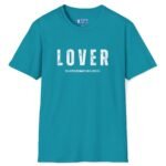 Lover – Approach At Your Own Risk Tee 😈🔥 ❤️🔥 Banter T-shirt Tropical Blue by Tees For Singles