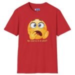 You Want Me To Do What?! Funny Emoji Tee 😱🤔- Icebreaker Red by Tees For Singles