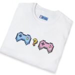 Looking for Player 2 Tee 🎮 (No Heart) Video Gamer Flirty T-Shirt White by Tees For Singles