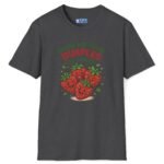 Show Me Your Dimples of Venus Strawberry Tee (Look it up) Dark Heather by Tees For Singles