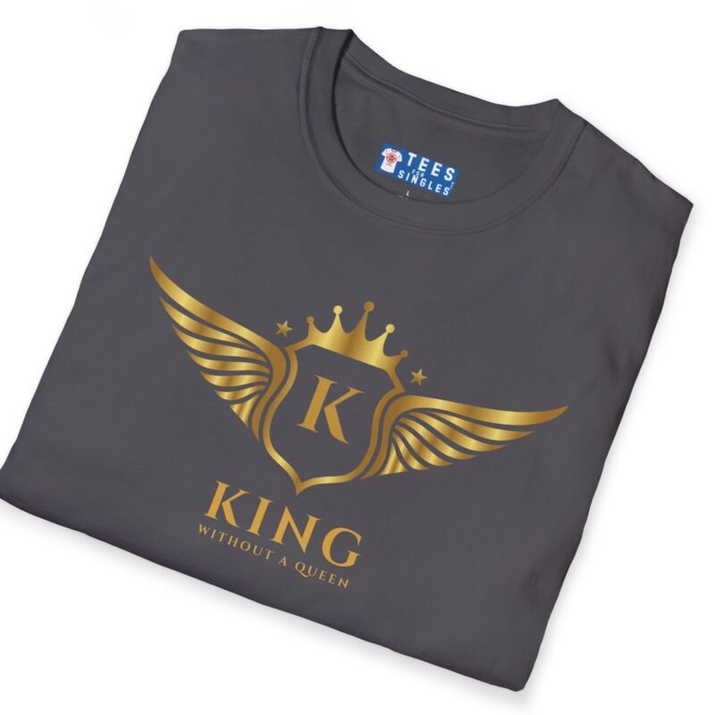 King Without A Queen (Find Your Queen) T-Shirt 👑 Tee by Tees For Singles