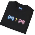 Looking for Player 2 Tee 🎮 (No Heart) Video Gamer Flirty T-Shirt Black by Tees For Singles
