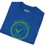 Dermatologically Tested: Safe to Cuddle Naked With! Tee ✅🥰 Flirty T-shirt by Tees For Singles