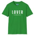 Lover – Approach At Your Own Risk Tee 😈🔥 ❤️🔥 Banter T-shirt Irish Green by Tees For Singles