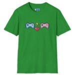 Looking for Player 2 Premium Tee 🎮❤️ (Heart) Video Game Flirty T-Shirt Irish Green by Tees For Singles
